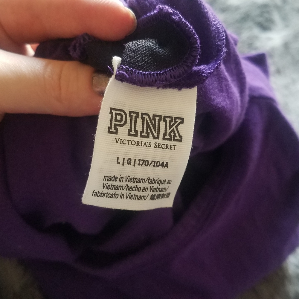 Lace back logo tee
